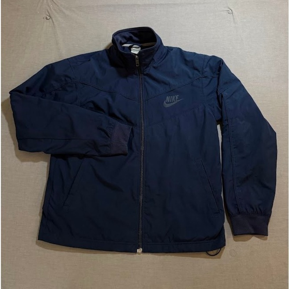 Nike Windbreaker Blue Full Zip Lightweight Track Jacket Athletic Mens Large‎